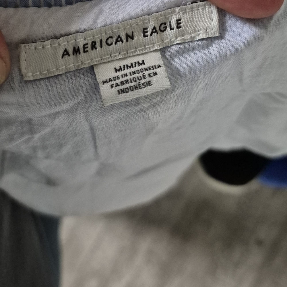 American Eagle Outfitters Asymmetrical Blue Skirt - Picture 6 of 9